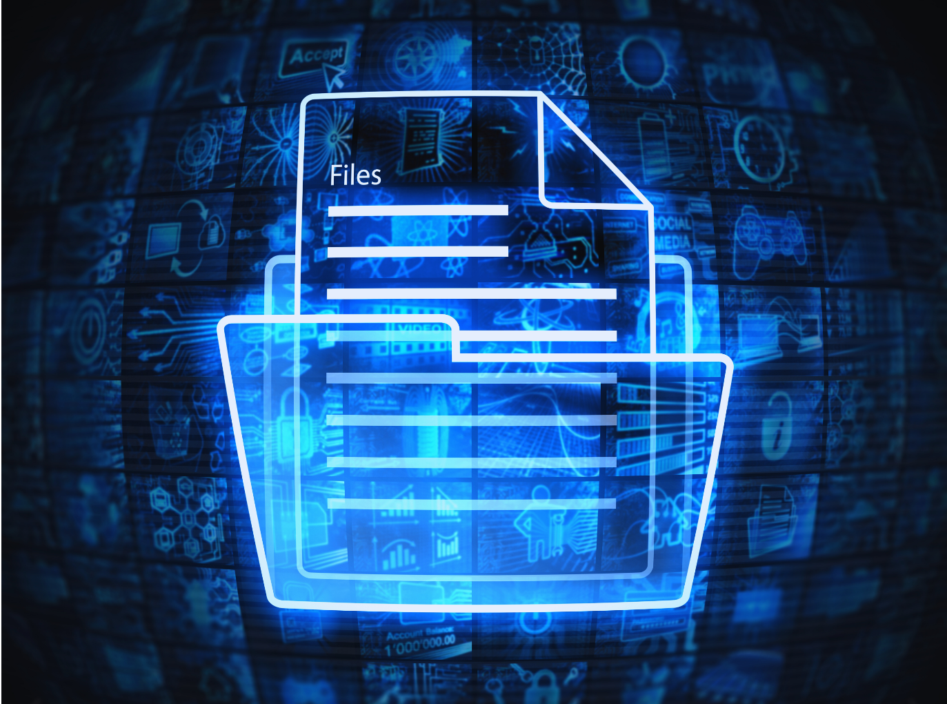 Digital document filing and secure file organization